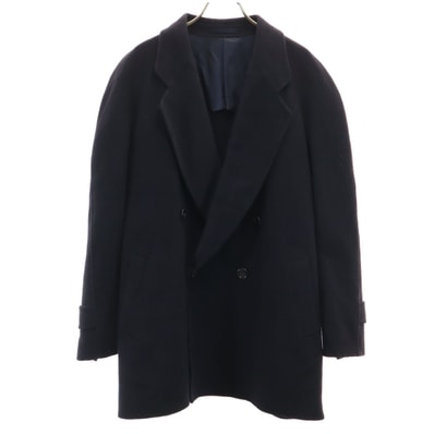 Christian Dior MONSIEUR クリスチャンディオール ムッシュ 90s カシミヤ100% オールド ダブル テーラードジャケット M ブラック