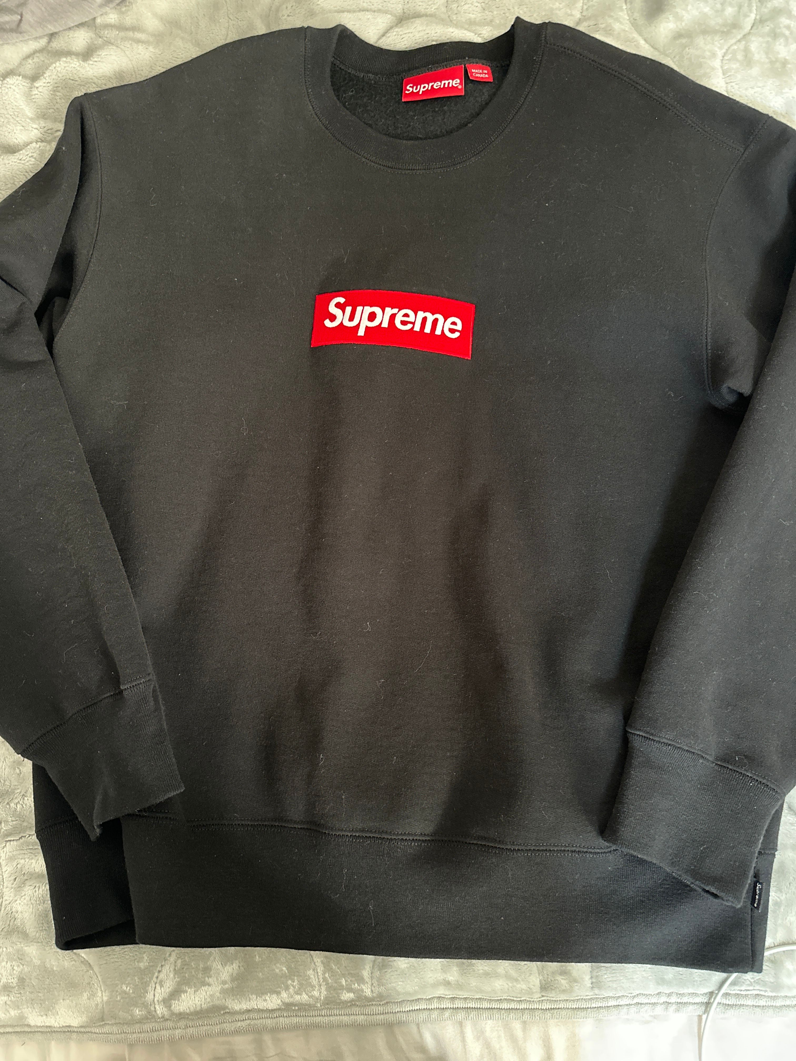 Supreme Box Logo Crewneck "Black" (22FW)