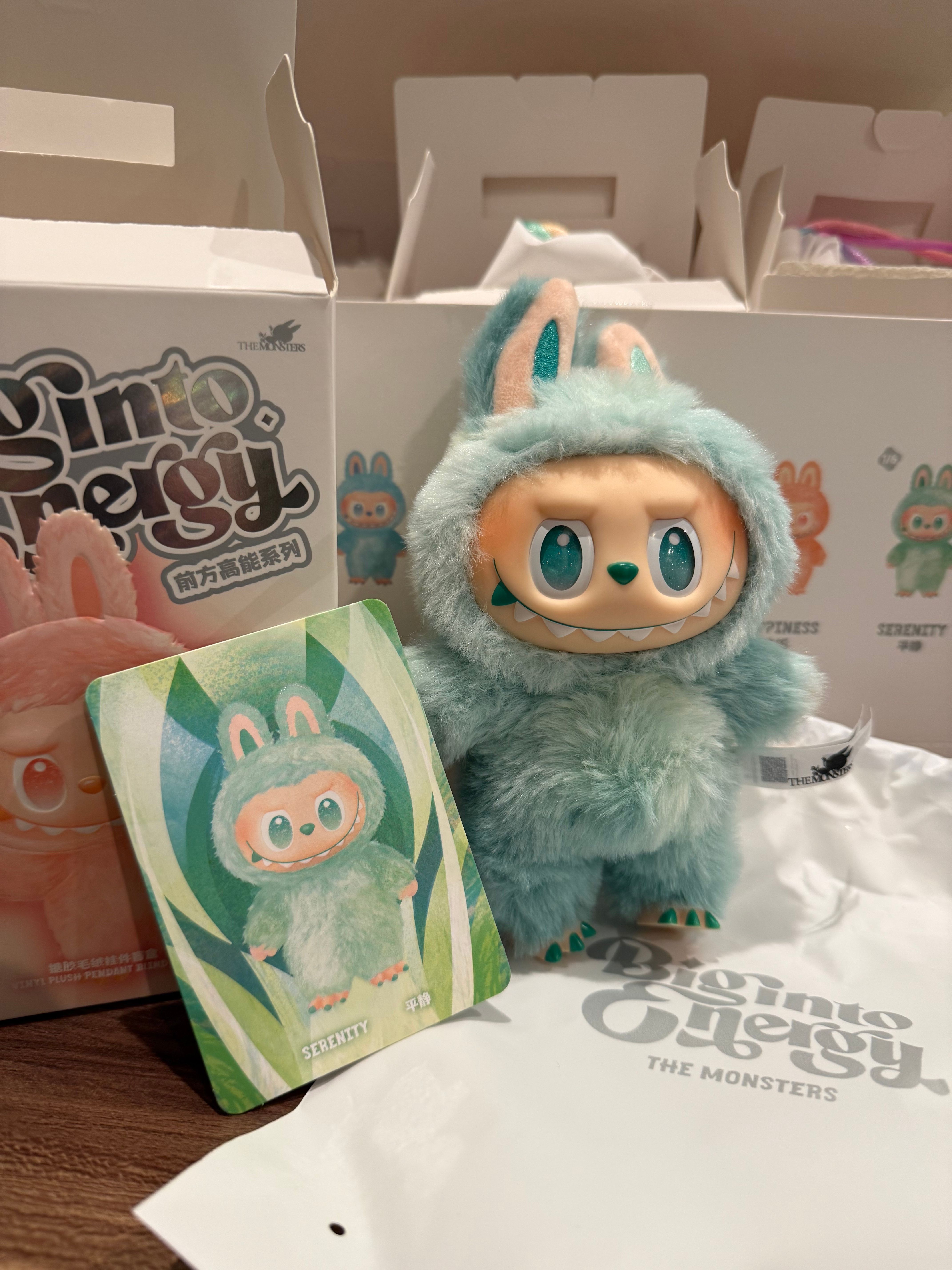 POP MART THE MONSTERS (LABUBU) Big into Energy Series Plush Pendant SERENITY