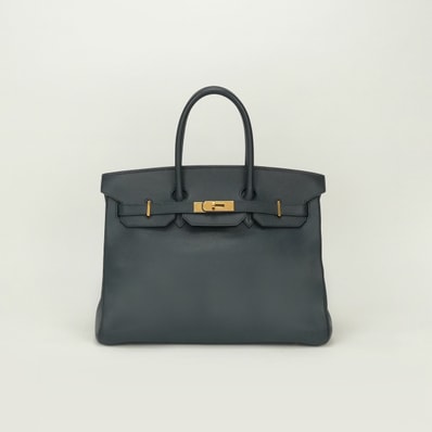 エルメス HERMES バーキン35 バーキン 35 バッグ トートバッグ クシュベル ネイビー Navyブルー Blue 紺 ゴールド金具 ハンドバッグ