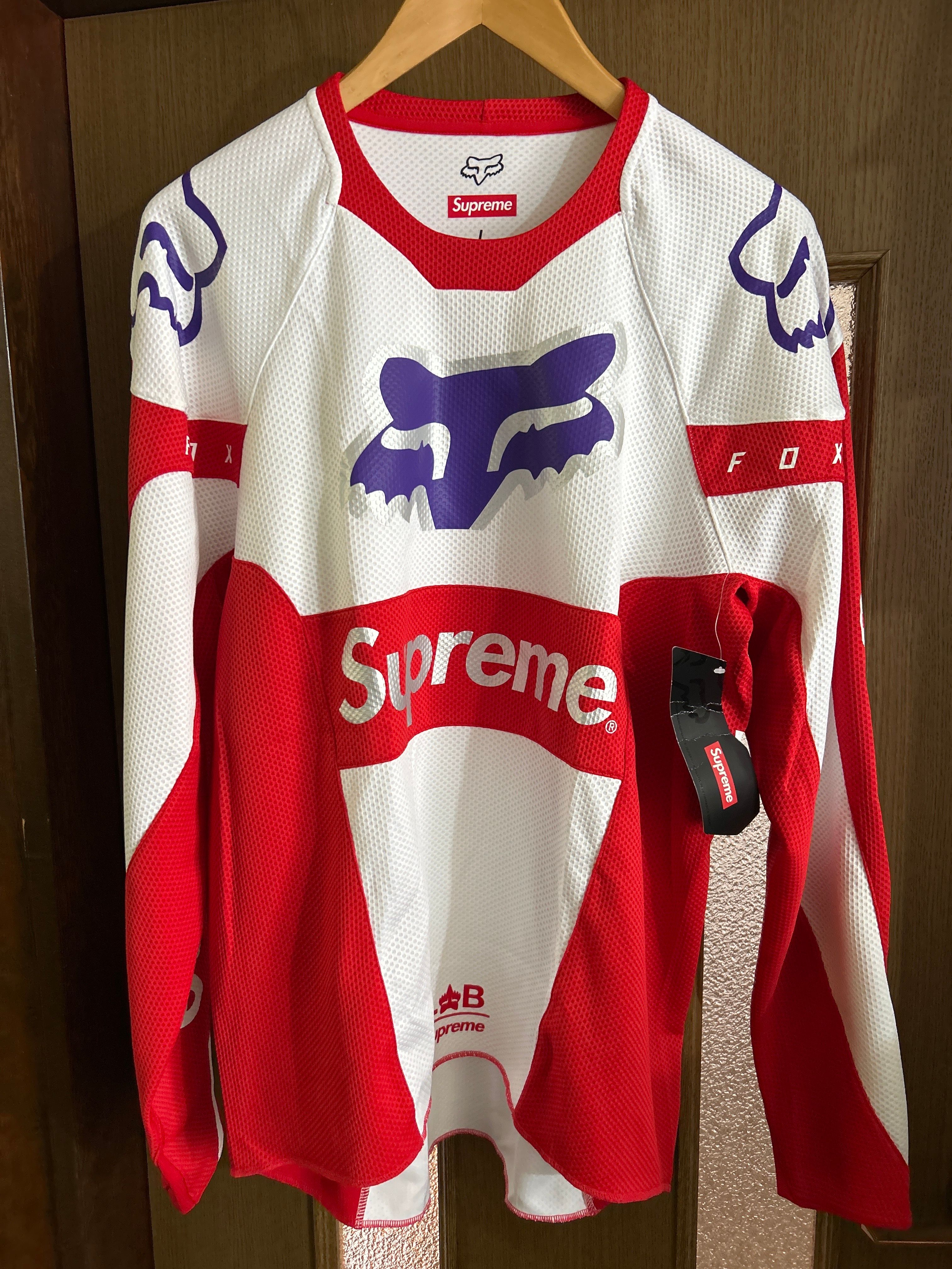 Supreme / Fox Racing® Moto Jersey Top "Red"