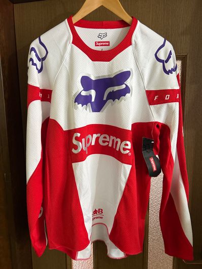 Supreme / Fox Racing® Moto Jersey Top "Red"