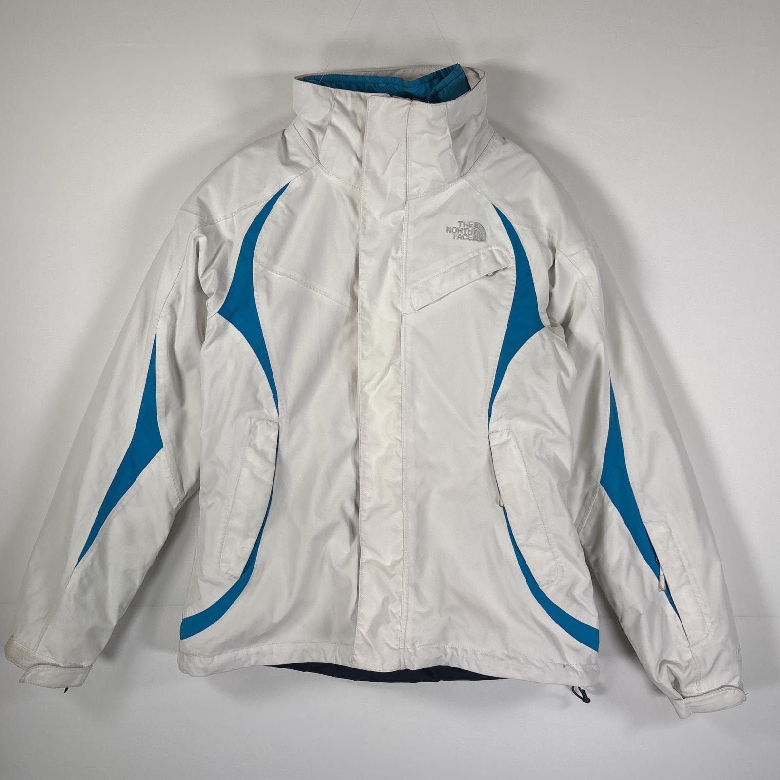 古着 ザ・ノースフェイス THE NORTH FACE マウンテンガイドジャケット ハイベント アンサンブル S ホワイト レディース