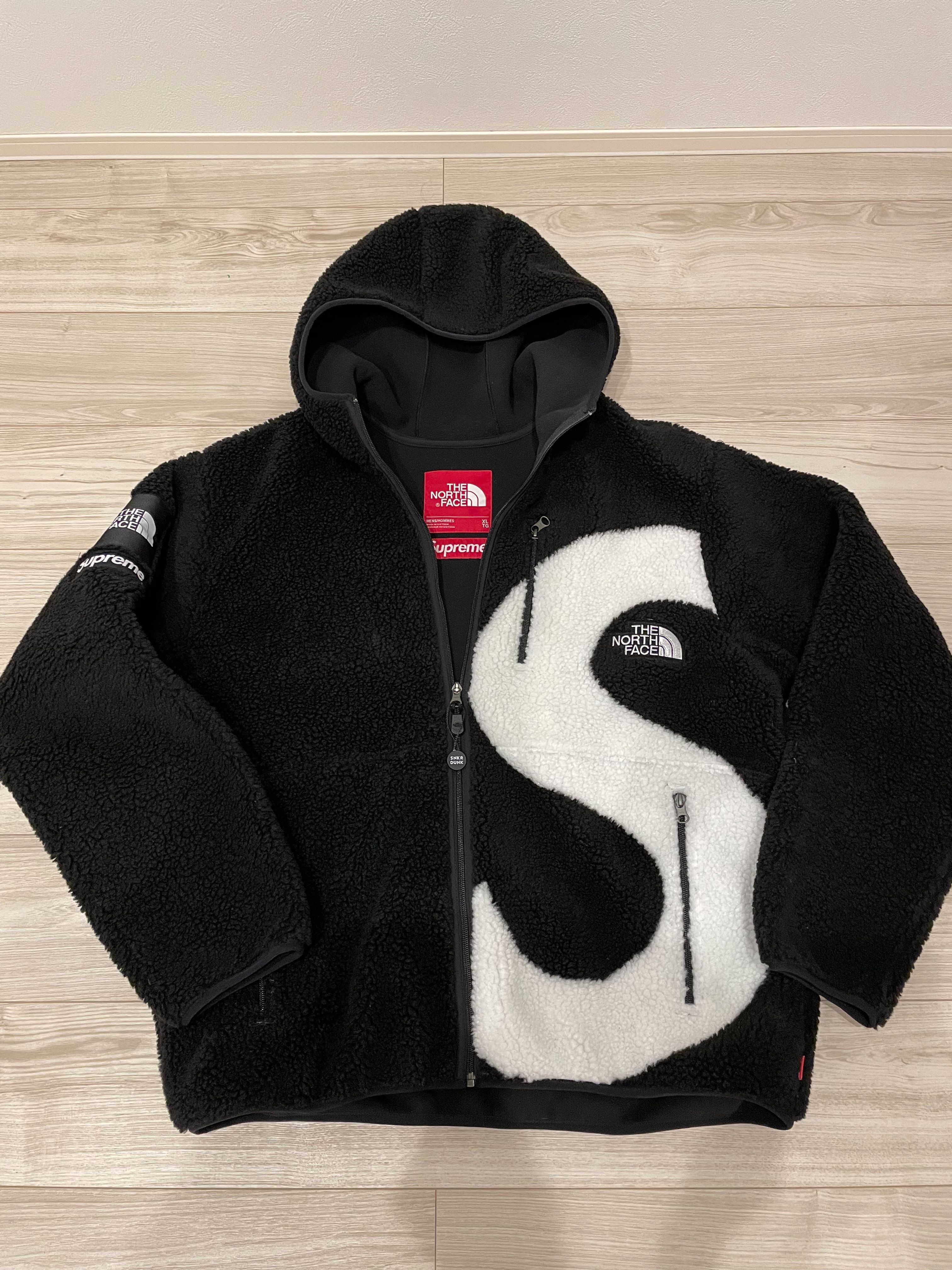 Supreme x The North Face S Logo Hooded Fleece Jacket "Black"