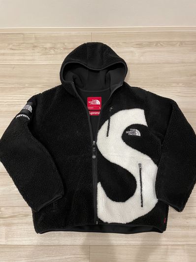 Supreme x The North Face S Logo Hooded Fleece Jacket "Black"