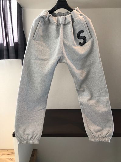 Supreme S Logo Sweatpant "Grey" (20SS)