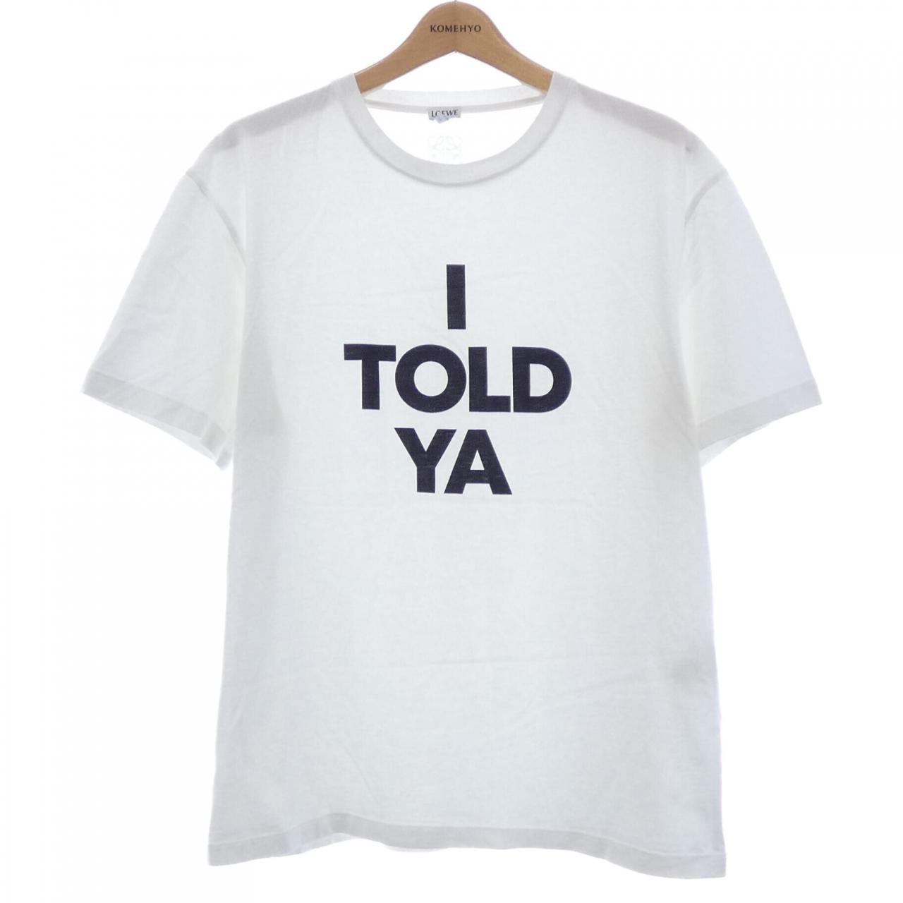ロエベ LOEWE I TOLD YA アナグラム ANAGRAM H526Y22XB6 UNISEX Tシャツ