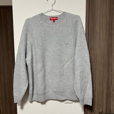 Supreme Terry Small Box Sweater "Heather Grey"