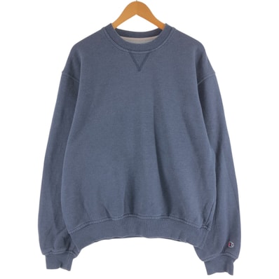 古着 チャンピオン Champion 目無し 無地 ブランクスウェットシャツ トレーナー メンズL相当/eaa520819