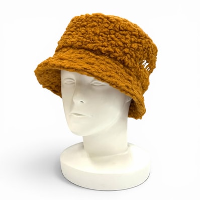 未使用品 マルニ ハット Teddy Backet Hat ブラウン メンズ L