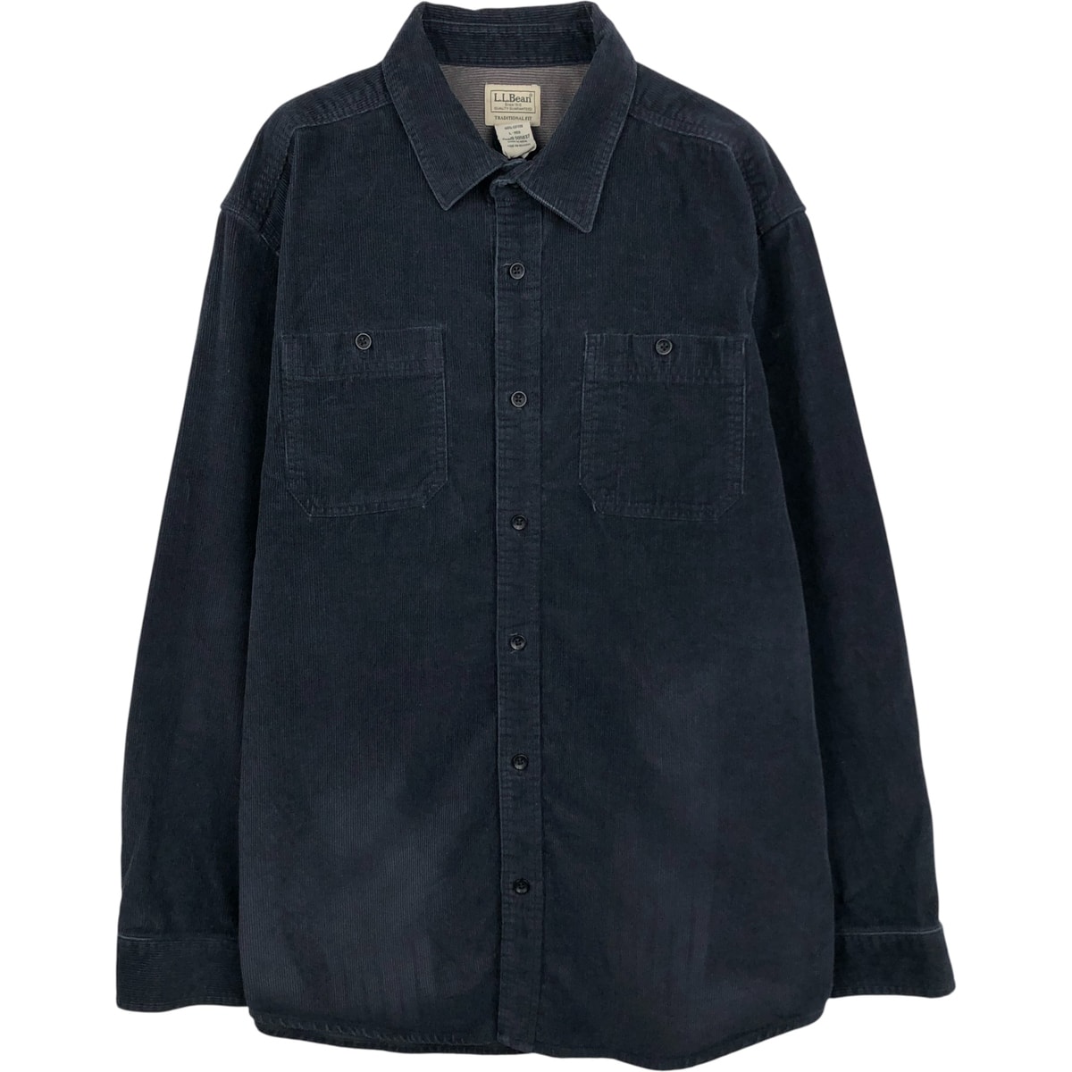 古着 90~00年代 エルエルビーン L.L.Bean 長袖 コーデュロイシャツ メンズL相当/eaa610919