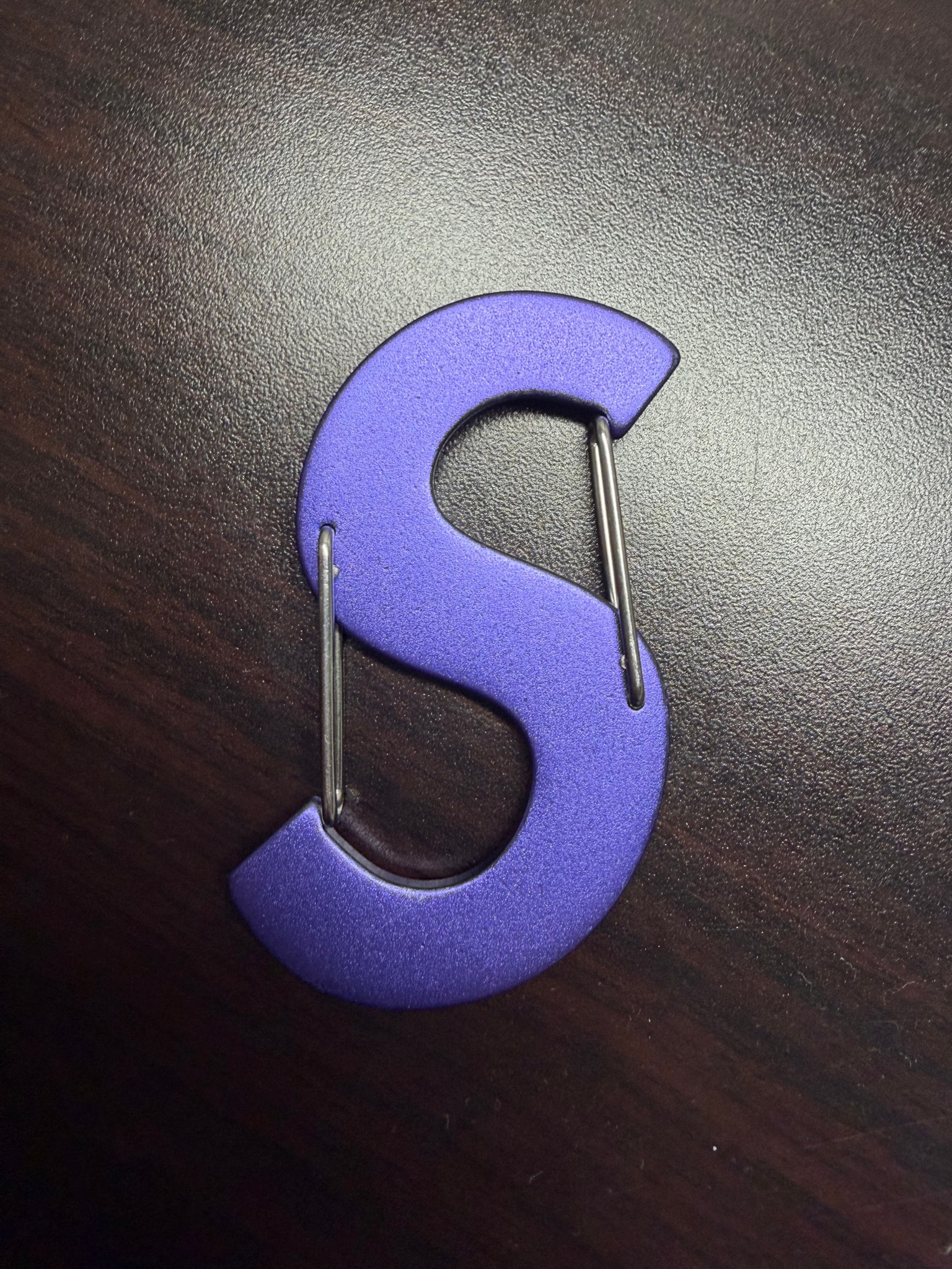 Supreme x Nite Ize S Logo Keychain "Purple"