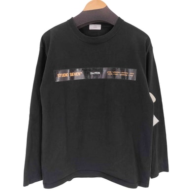 カジュアルロゴプリントL/S Tシャツ【1143672041489】