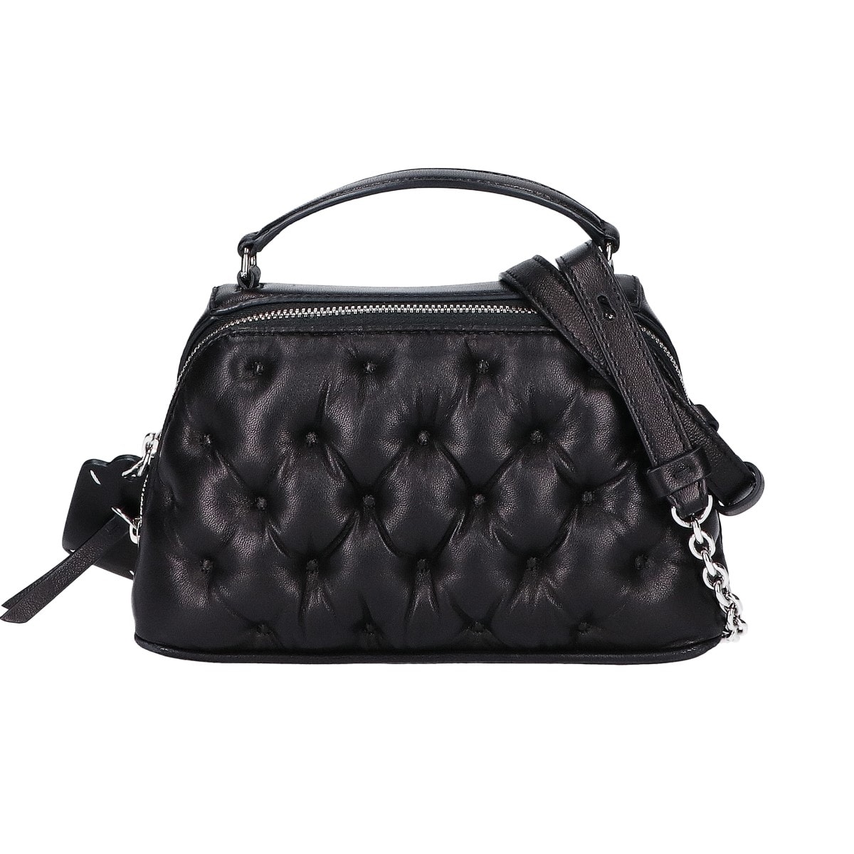 メゾンマルジェラ 25AW SB1WG0065 GLAM SLAM/グラムスラム エンブロイダリー トラペゾイド シープスキン 2WAYショルダーバッグ