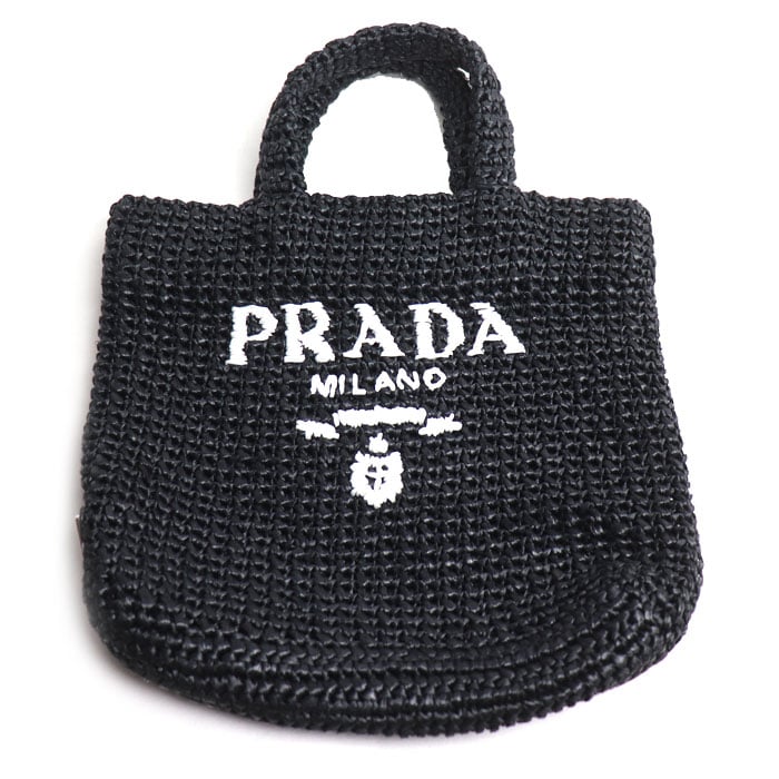 C (やや傷や汚れあり)】PRADA プラダ スモール クロシェ トートバッグ C (やや傷や汚れあり)】PRADA プラダ スモール クロシェ トートバッグ