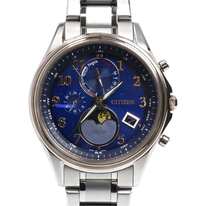 CITIZEN シチズン EXCEED 腕時計 ソーラー BY1026-65L/H874-004JJ02 電波ソーラー  メンズ【中古】