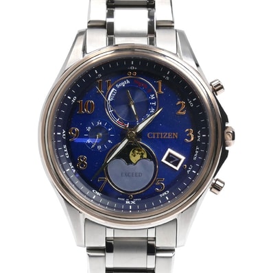 CITIZEN シチズン EXCEED 腕時計 ソーラー BY1026-65L/H874-004JJ02 電波ソーラー メンズ【中古】