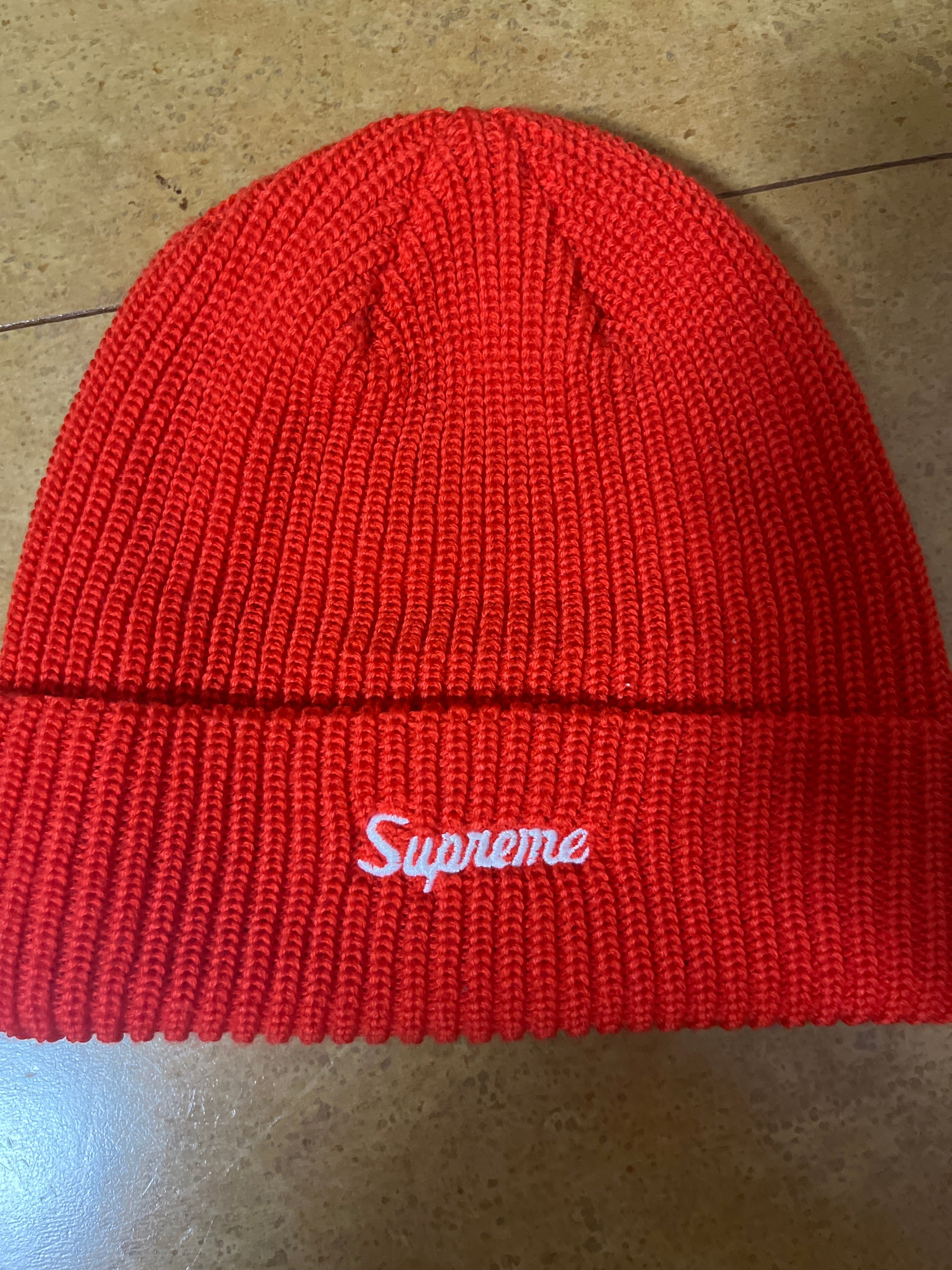 Supreme Loose Gauge Beanie "Bright Orange" (23FW)