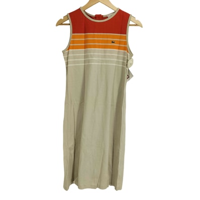 鹿の子 ノースリーブ ひざ丈 ワンピース【1142567176602】