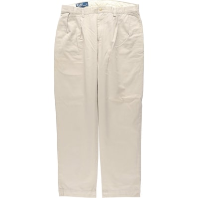 古着 ラルフローレン Ralph Lauren POLO by Ralph Lauren ETHAN PANT ツータック チノパンツ メンズw35相当/eaa644111