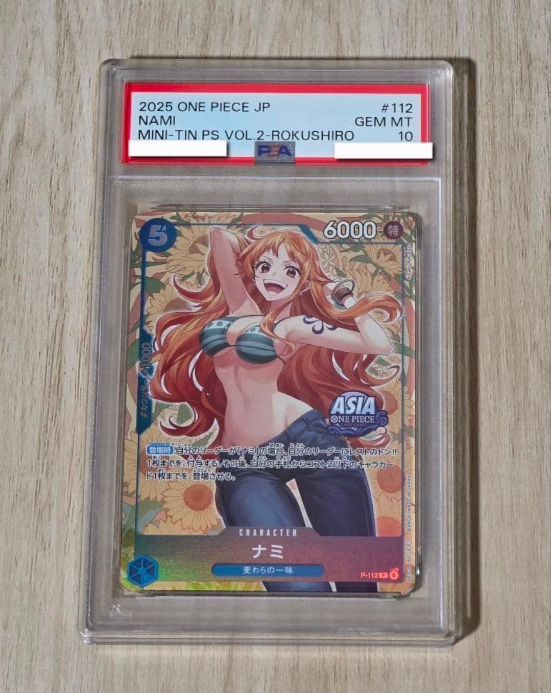 PSA 10]Nami P [P-112] [Aisa ver.](Promotional Card 