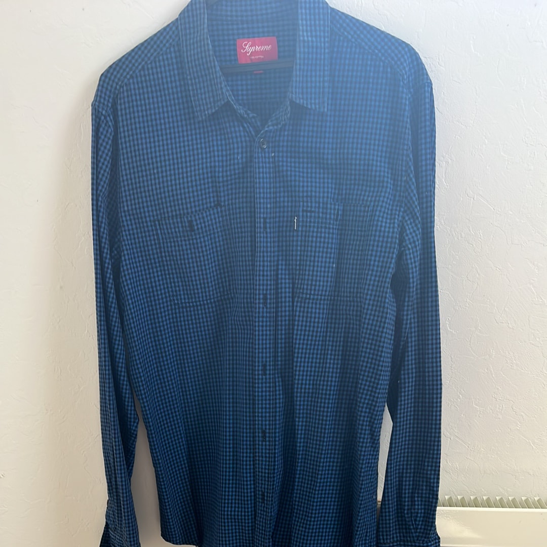 Supreme Small Box Denim Shirt (25FW) "Light Indigo"