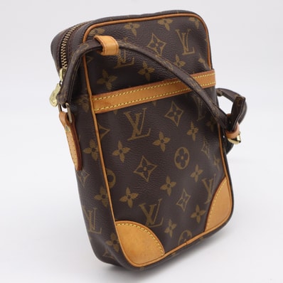 LOUIS VUITTON ルイ・ヴィトン モノグラム キャンバス ダヌーブ M45266 ショルダーバッグ ブラウン ベージュ レディース