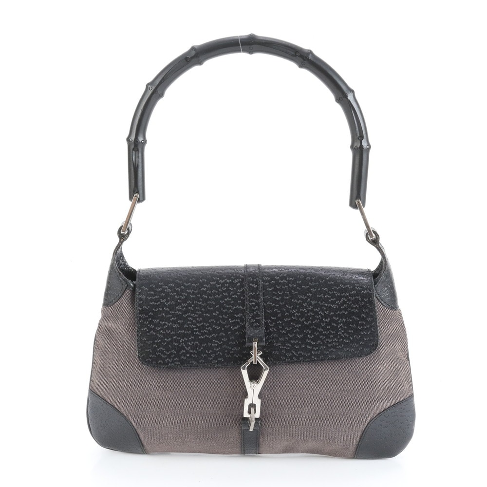 ■美品 グッチ バンブージャッキー 001-4096 ショルダーバッグ