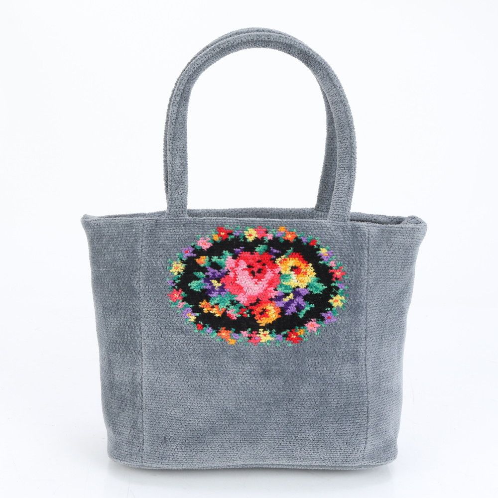 ■美品 フェイラー フラワー 花柄ハンドバッグ
