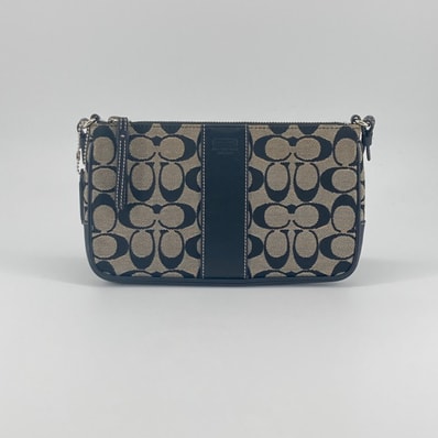 COACH(コーチ) シグネチャー スリムデミジップ 6338 ショルダーバッグ ブラック