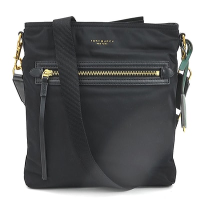 トリーバーチ Tory Burch ショルダーバッグ ナイロン ブラック レディース【中古】 r10921a