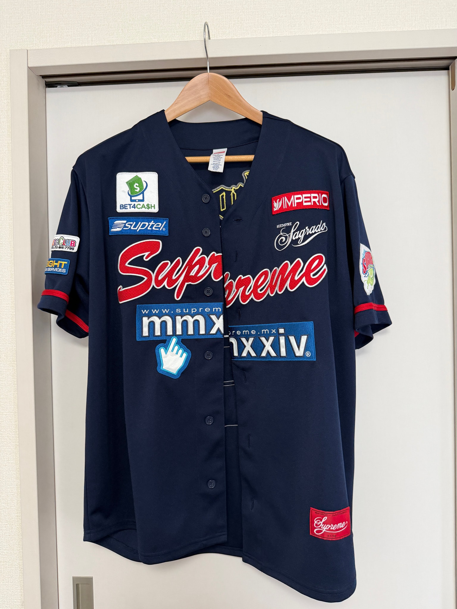 Supreme Chosen One Baseball Jersey "Navy"