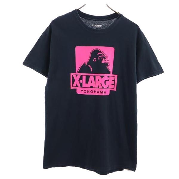 XLARGE エクストララージ プリント 半袖 Tシャツ M ブラック系