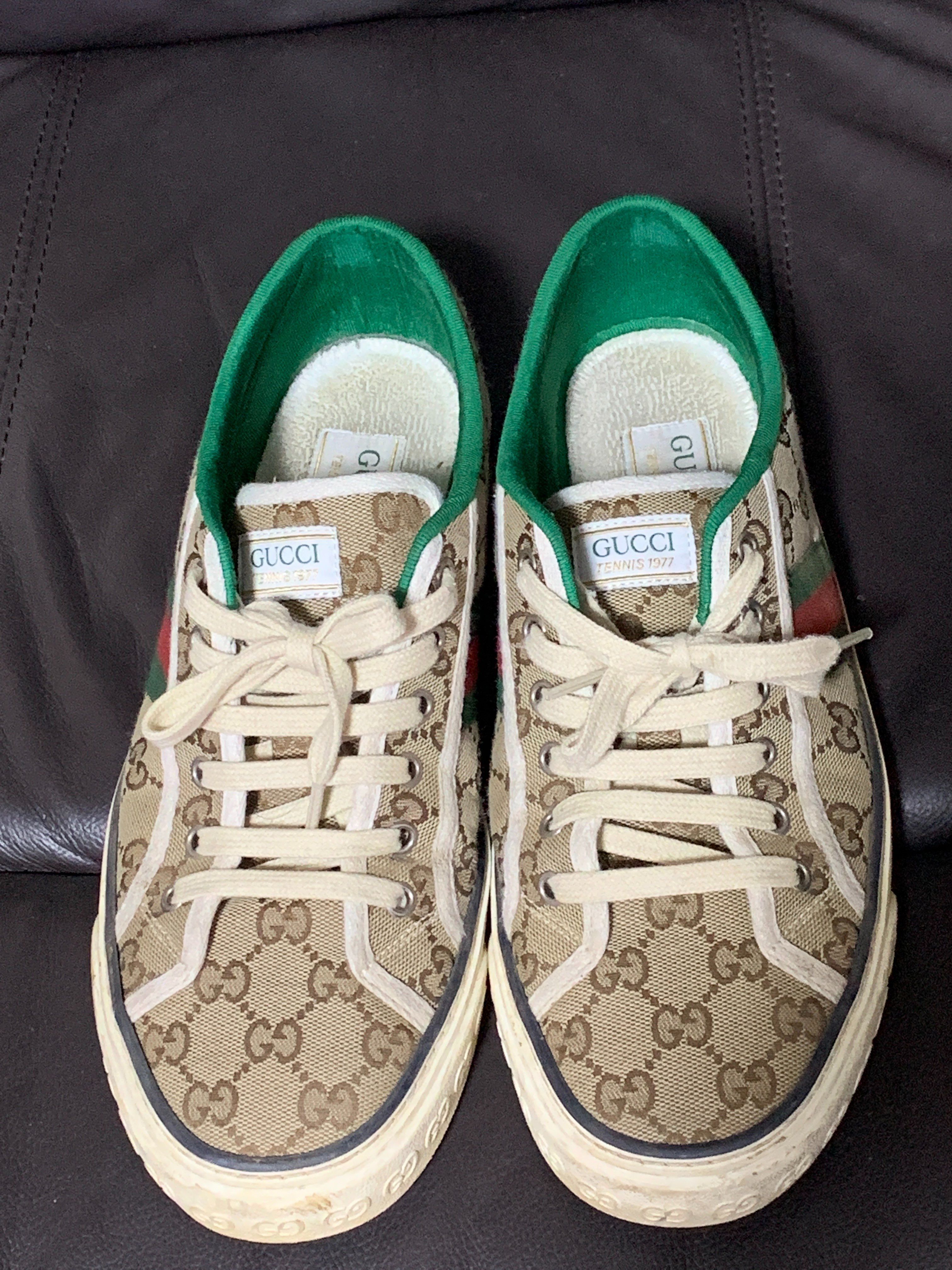 〔グッチ テニス 1977〕GG ウィメンズ スニーカー