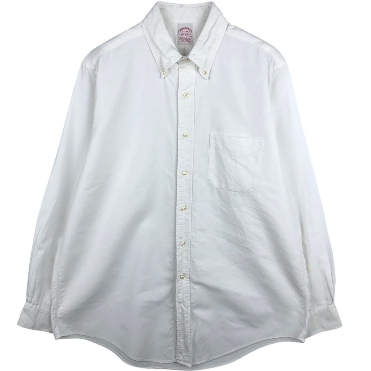 古着 ブルックスブラザーズ Brooks Brothers Est.1818 長袖 ボタンダウンシャツ USA製 メンズL相当/eaa625283