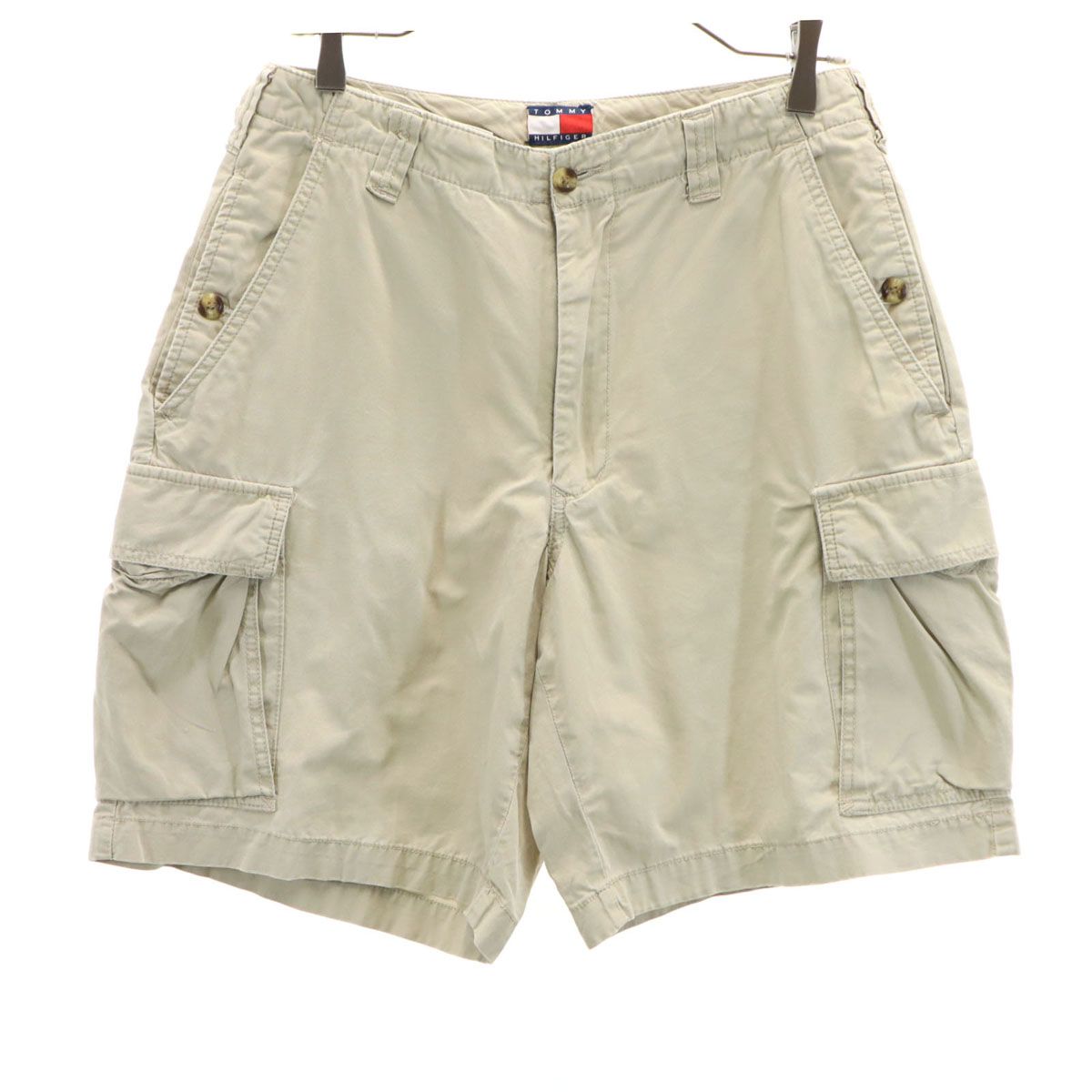 TOMMY HILFIGER トミーヒルフィガー 90s オールド カーゴショートパンツ w29 ベージュ