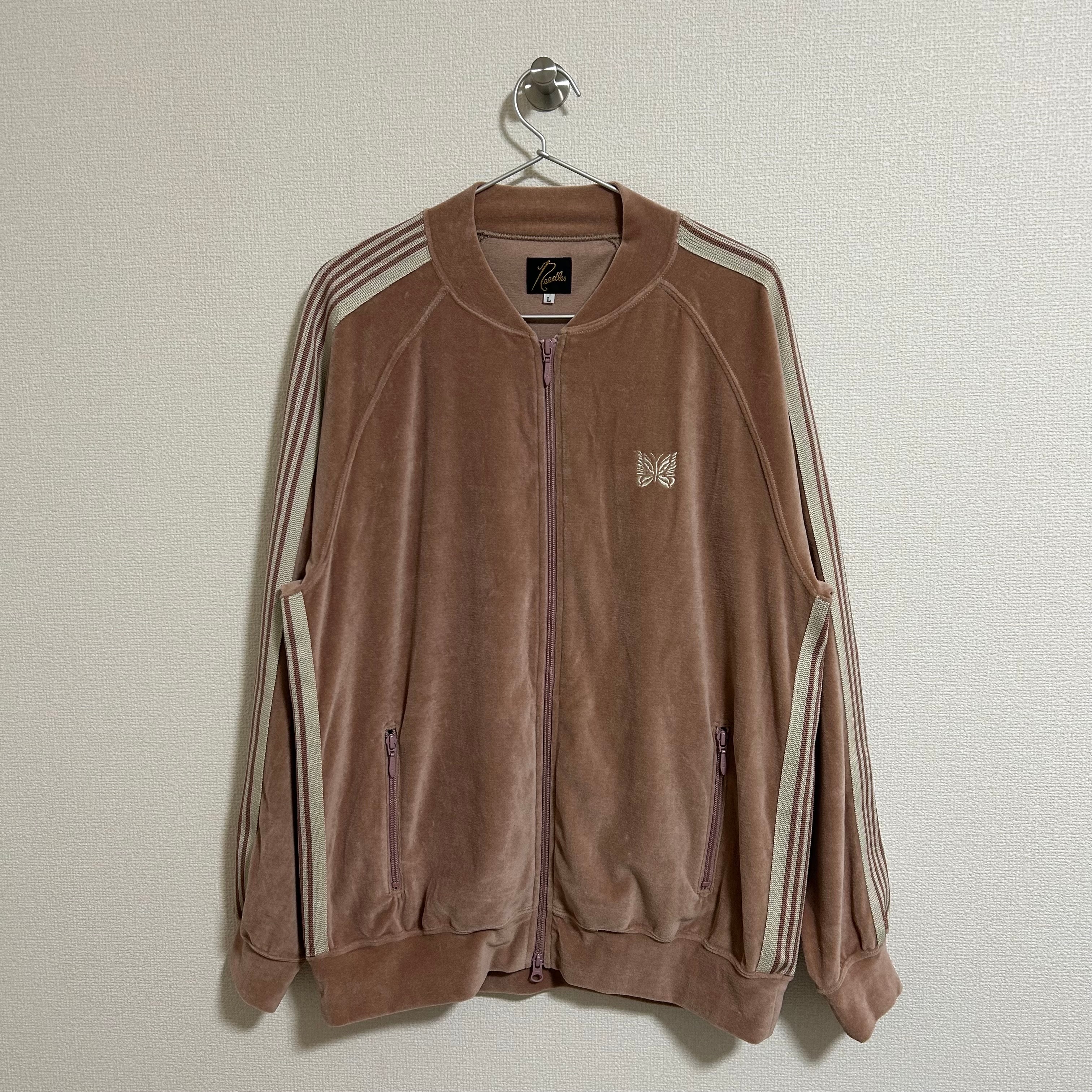 NEEDLES R.C. Track Jacket Velour "Old Rose"