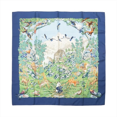 ■美品 エルメスカレ 90 SICHUAN 四川省 パンダスカーフ