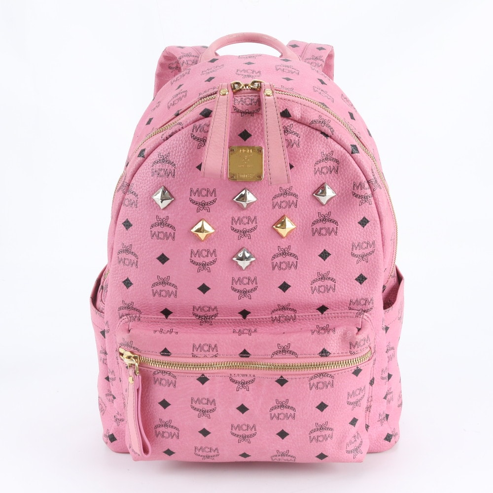 ■美品 MCM エムシーエム ヴィセトススタッズリュックサック