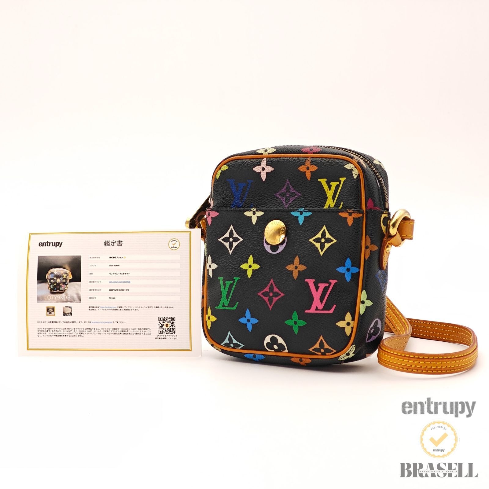 LOUIS VUITTON ルイ・ヴィトン リフト Louis Vuitton Monogram Multicolore リフト M40056 TH1005 ショルダーバッグ Monogram Canvas ブラック・マルチカラー レディース