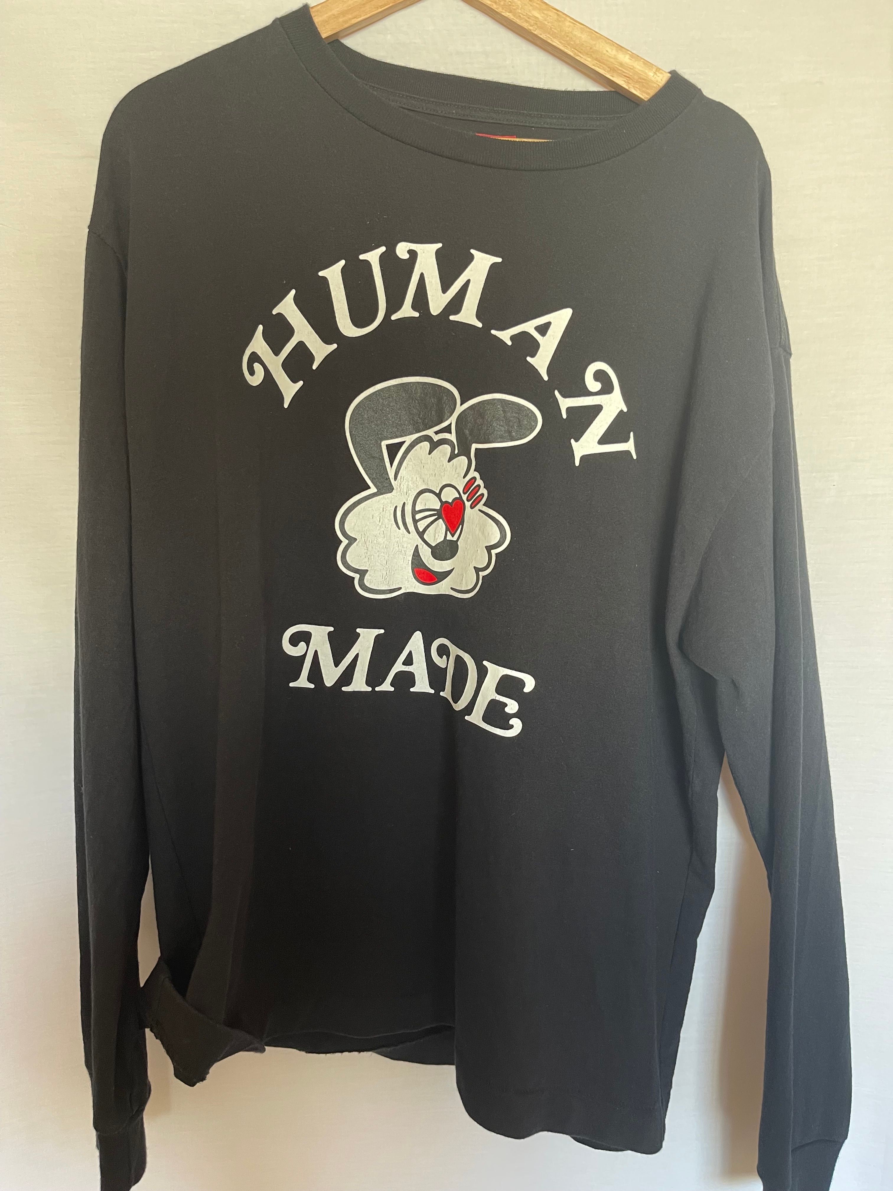 HUMAN MADE GDC White Day L/S T-shirt "Black" / VERDY