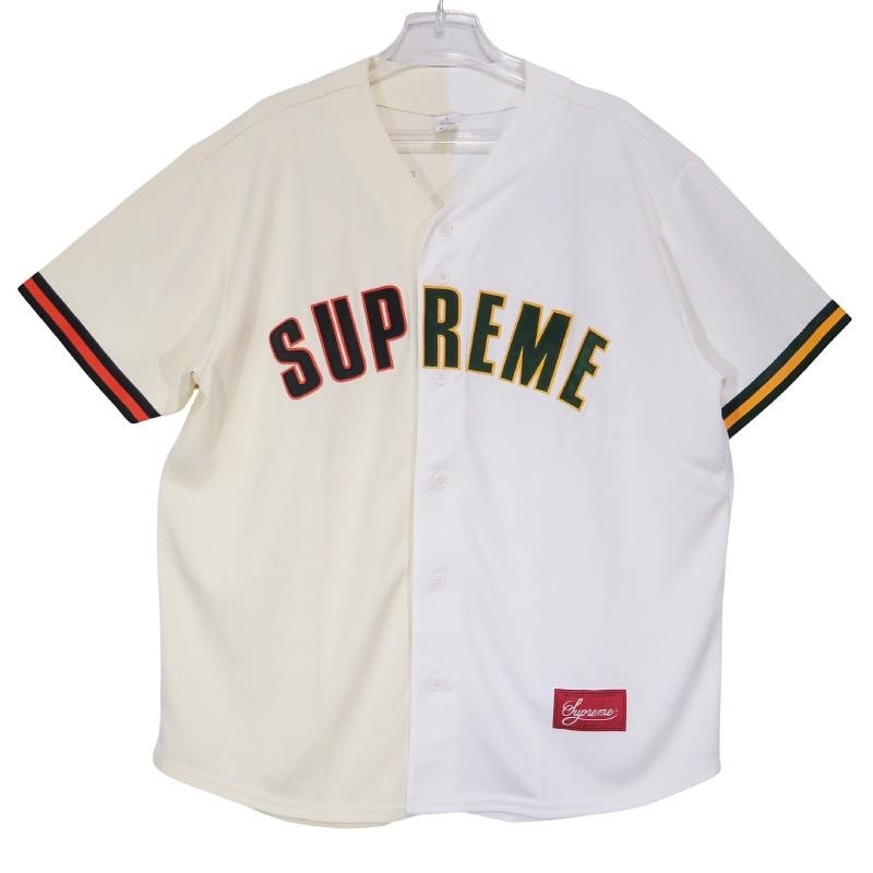 Supreme Don't Hate Baseball Jersey "Ivory White"