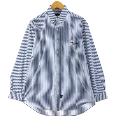 古着 ラルフローレン Ralph Lauren SPORT スポーツ 長袖 ボタンダウンストライプシャツ メンズM相当/eaa534747