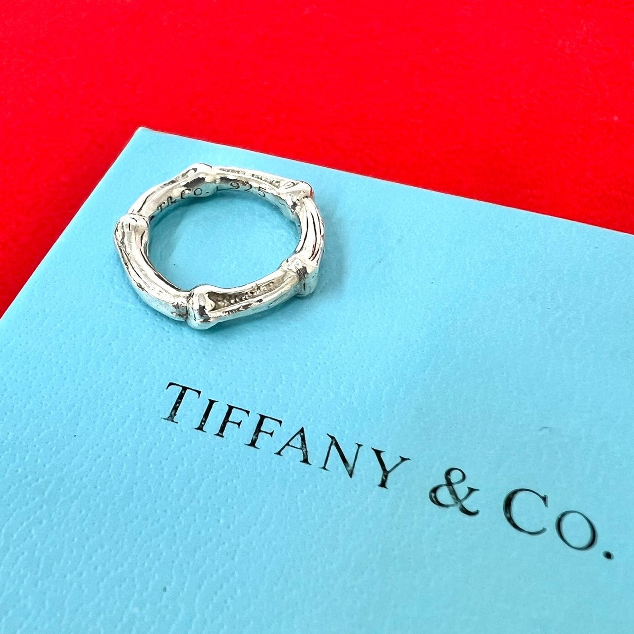 TIFFANY&Co. ティファニー バンブー リング シルバー925 リング・指輪 7号 シルバー
48098