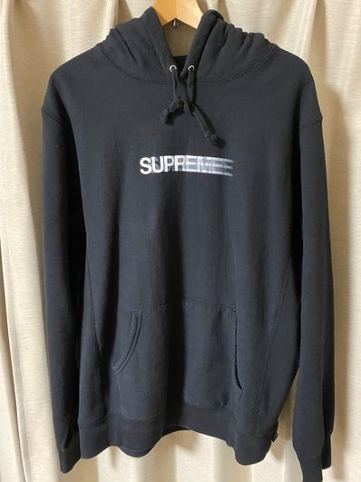 Supreme Motion Logo Hooded Sweatshirt "Black" (20SS)