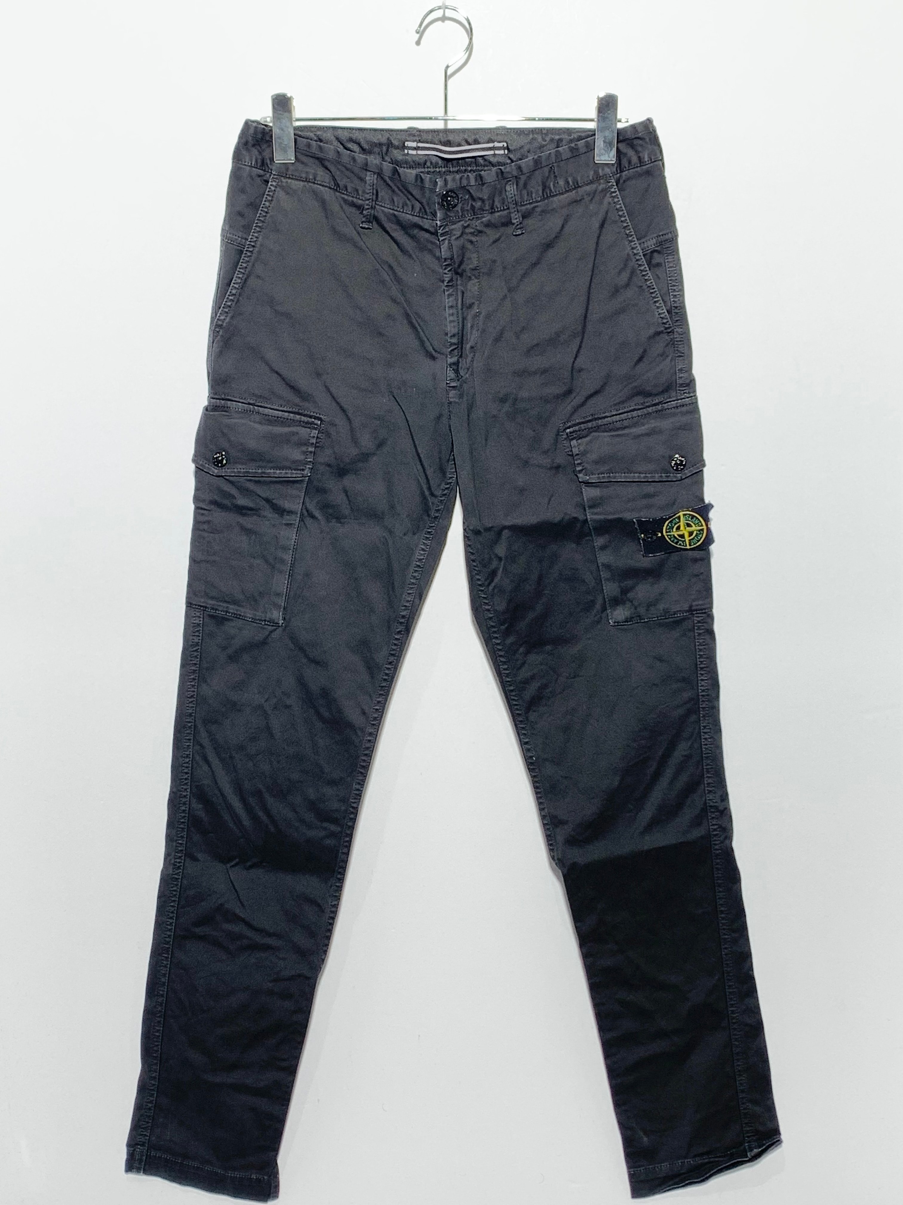 Stone Island Garment Dyed Cargo Pants "Black"