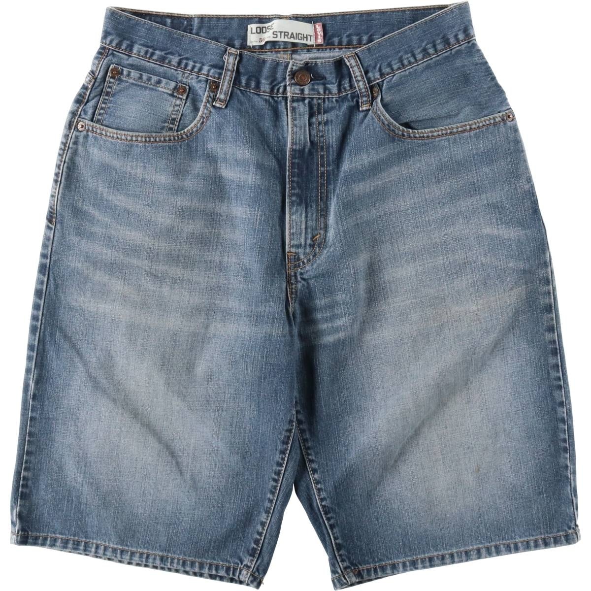 古着 リーバイス Levi's 569 LOOSE STRAIGHT デニムショーツ ハーフパンツ ジョーツ メンズw33相当/eaa661872