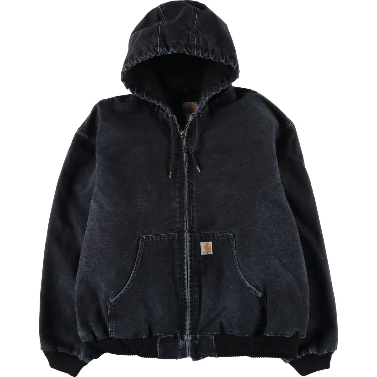 古着 00年代 カーハート Carhartt アクティブジャケット 中綿入り ダックフルジップパーカー メンズXXL相当/eaa614244