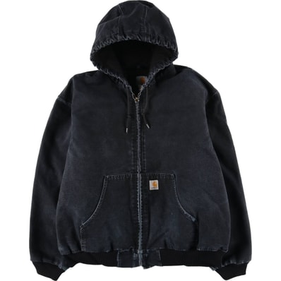 古着 00年代 カーハート Carhartt アクティブジャケット 中綿入り ダックフルジップパーカー メンズXXL相当/eaa614244