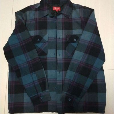 Supreme Quilted Flannel Shirt "Teal"